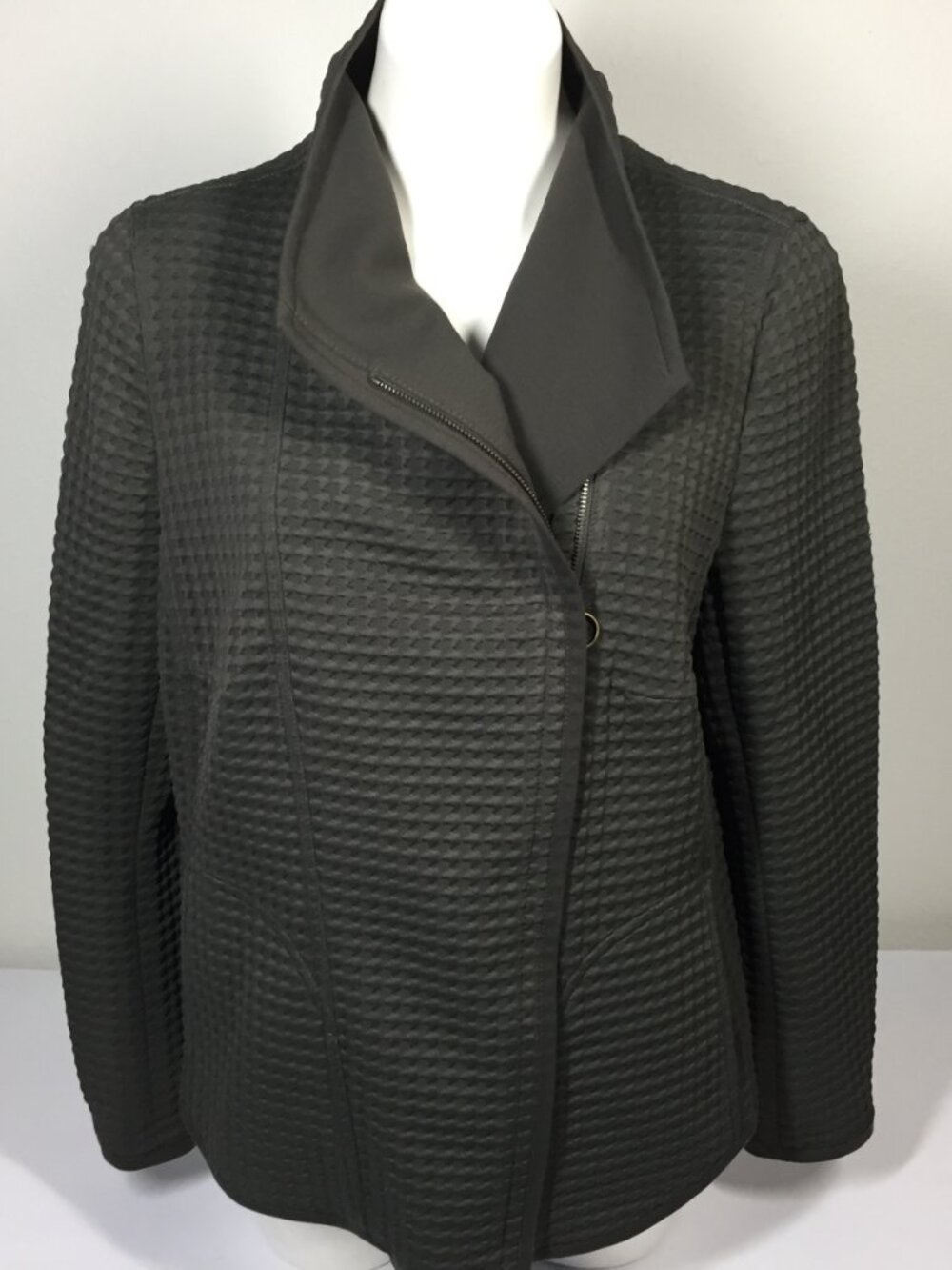Akris Punto Womens 14 Jacket Knit Zip Up
